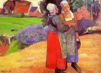 Gauguin, Paul - Two Breton Peasants on the Road